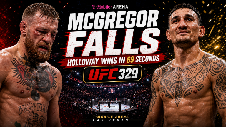 UFC 329 Post-Fight Analysis — McGregor’s Comeback Ends in Heartbreak as Pimblett, Steveson, and Others Steal the Show