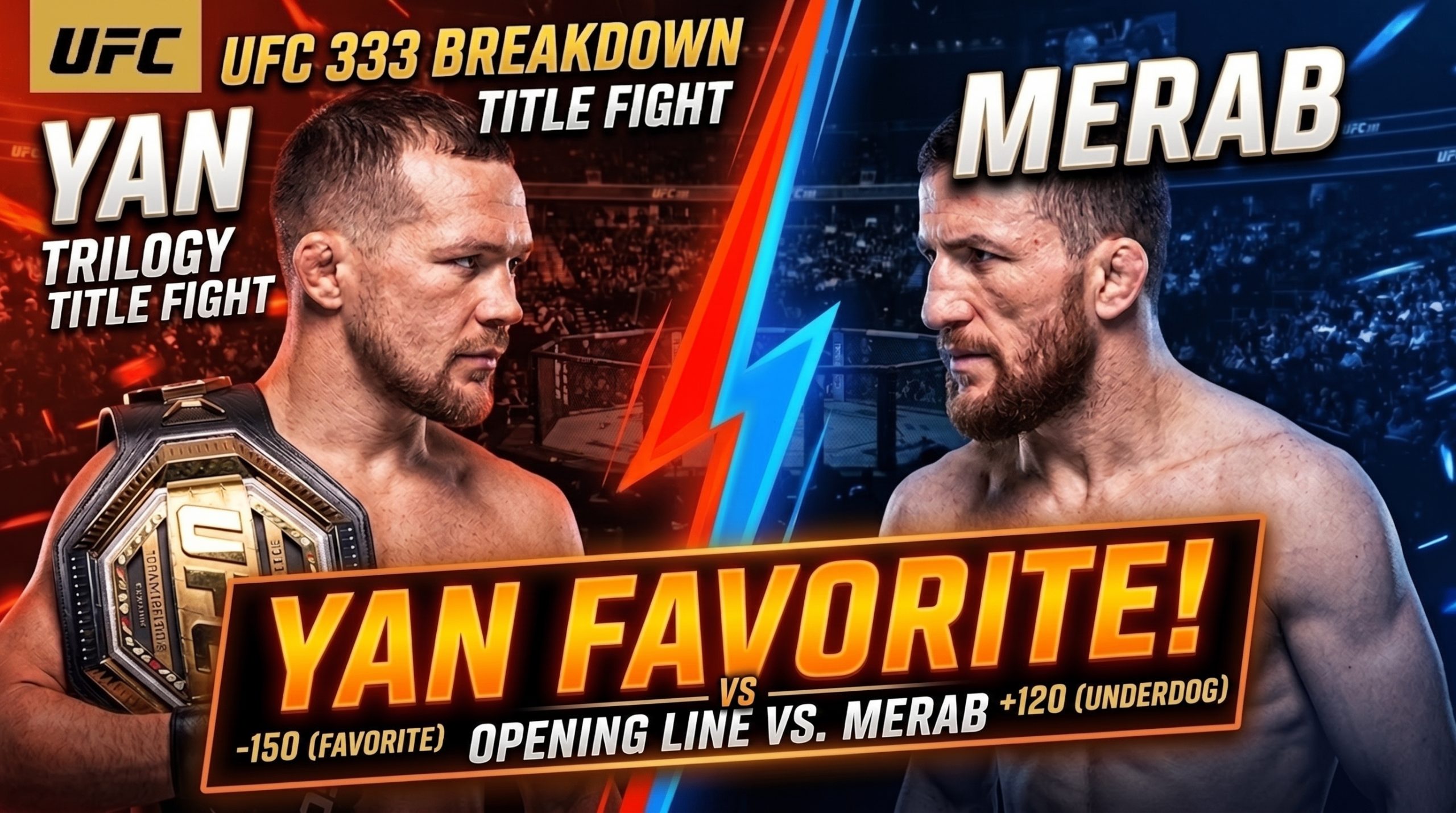 UFC 333 Breakdown: Yan Opens as Rightful Favorite vs. Merab in Trilogy Title Fight