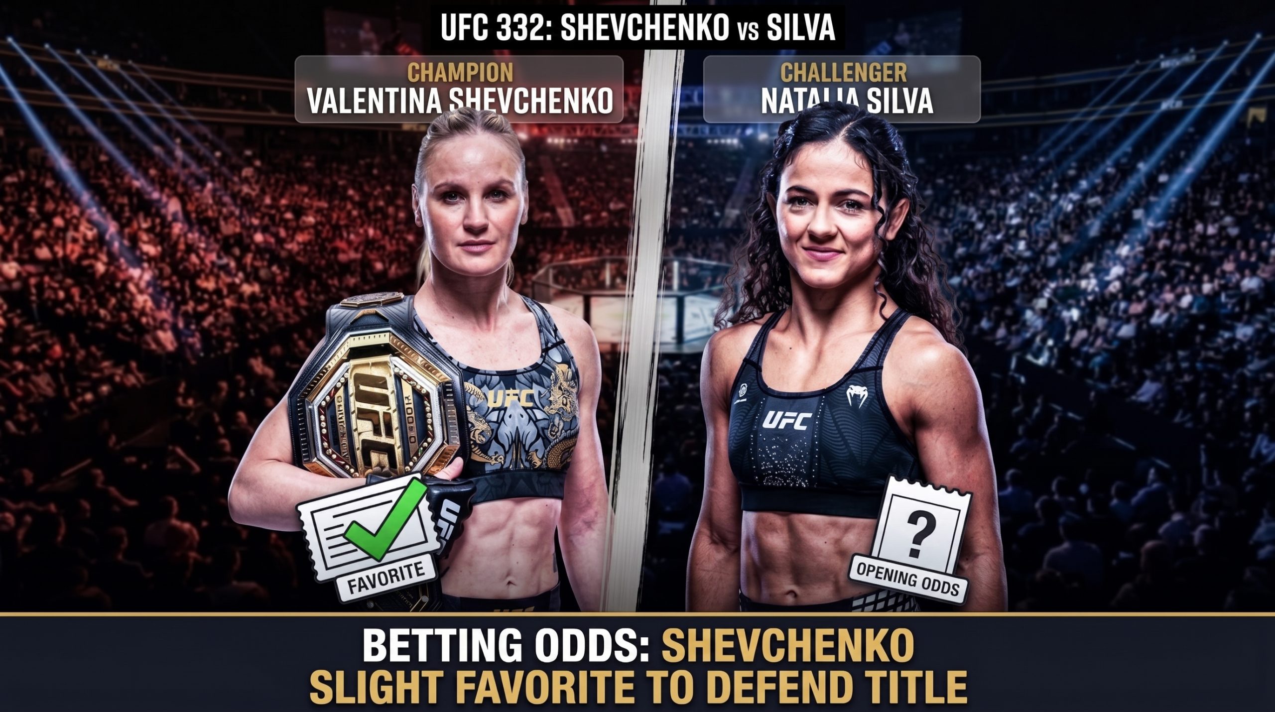 UFC 332 Breakdown: Valentina Shevchecko Opens as Slight Betting Favorite to Defend Her Title Against Natalia Silva