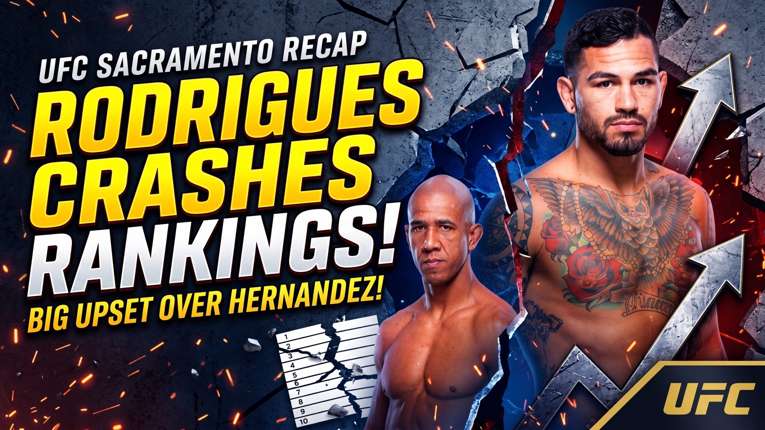 UFC Sacramento Recap: Gregory Rodrigues Upsets Anthony Hernandez to Crash the Middleweight Rankings