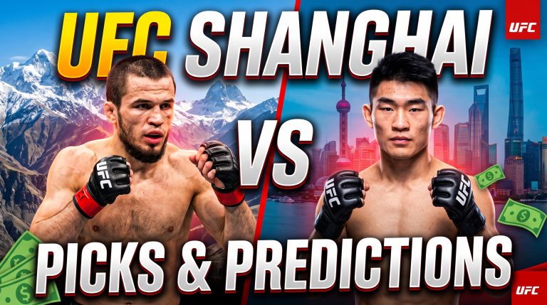 UFC Shanghai Prediction Markets, Picks & Predictions