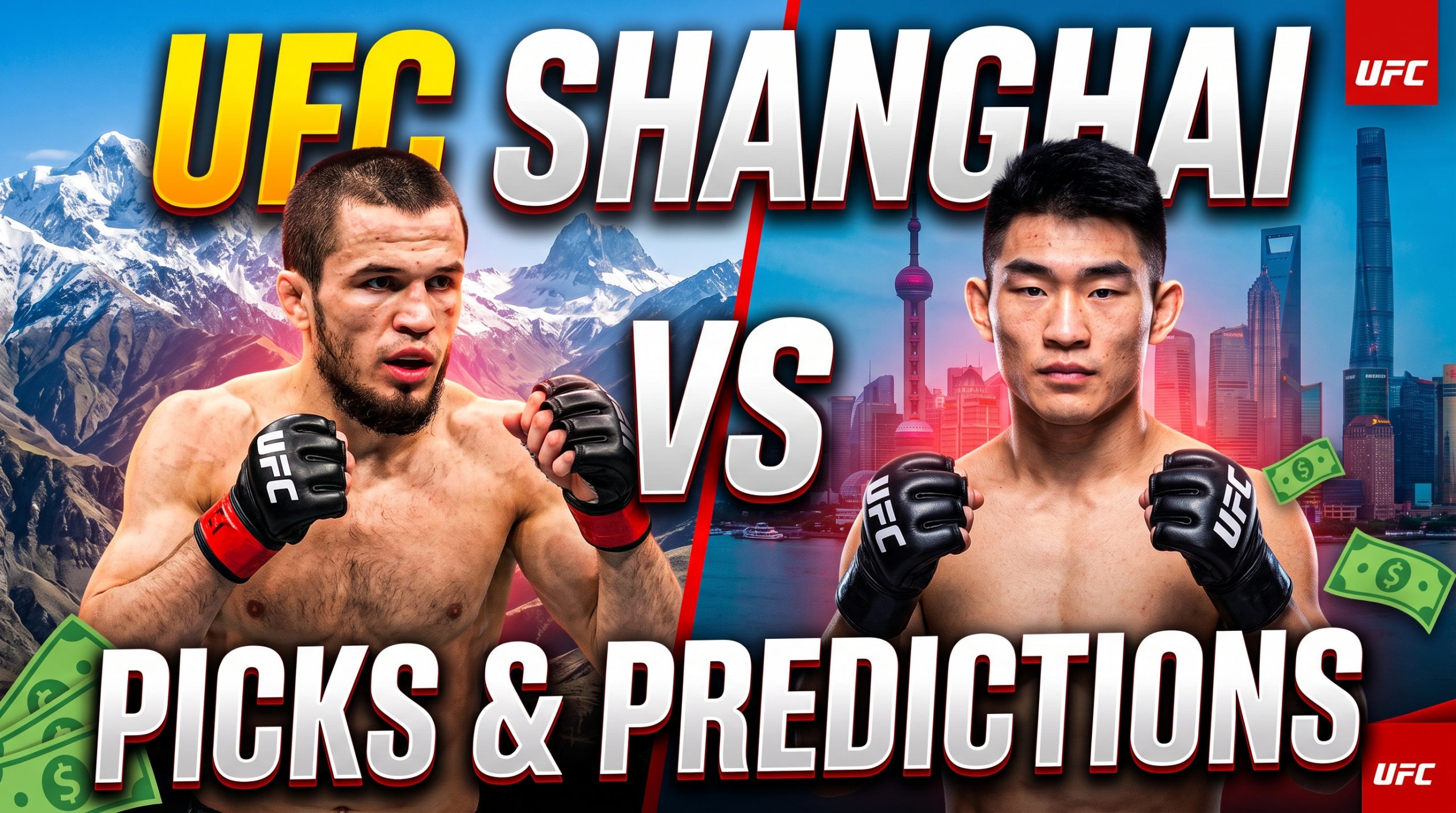 UFC Shanghai Prediction Markets, Picks & Predictions