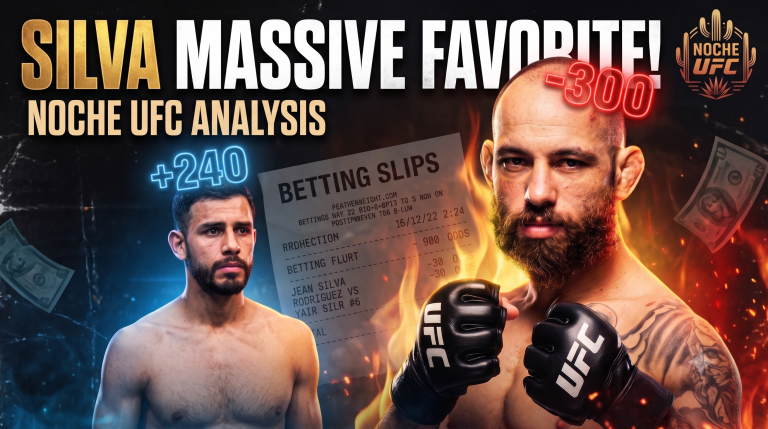 Noche UFC: Jean Silva Opens as Heavy Betting Favorite Against Yair Rodriguez