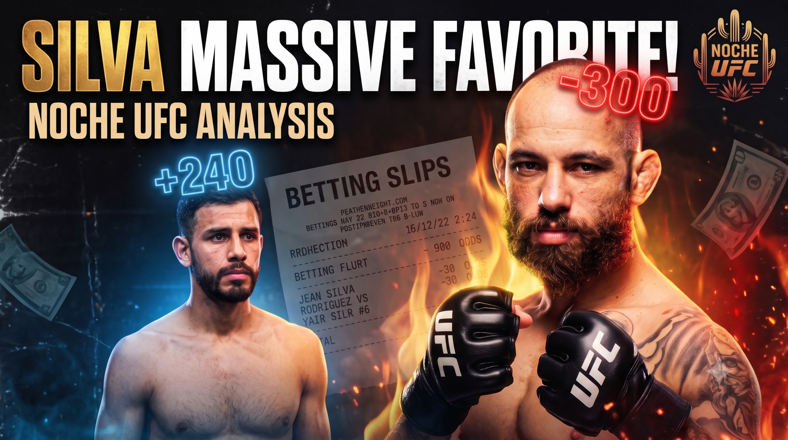 Noche UFC: Jean Silva Opens as Heavy Betting Favorite Against Yair Rodriguez