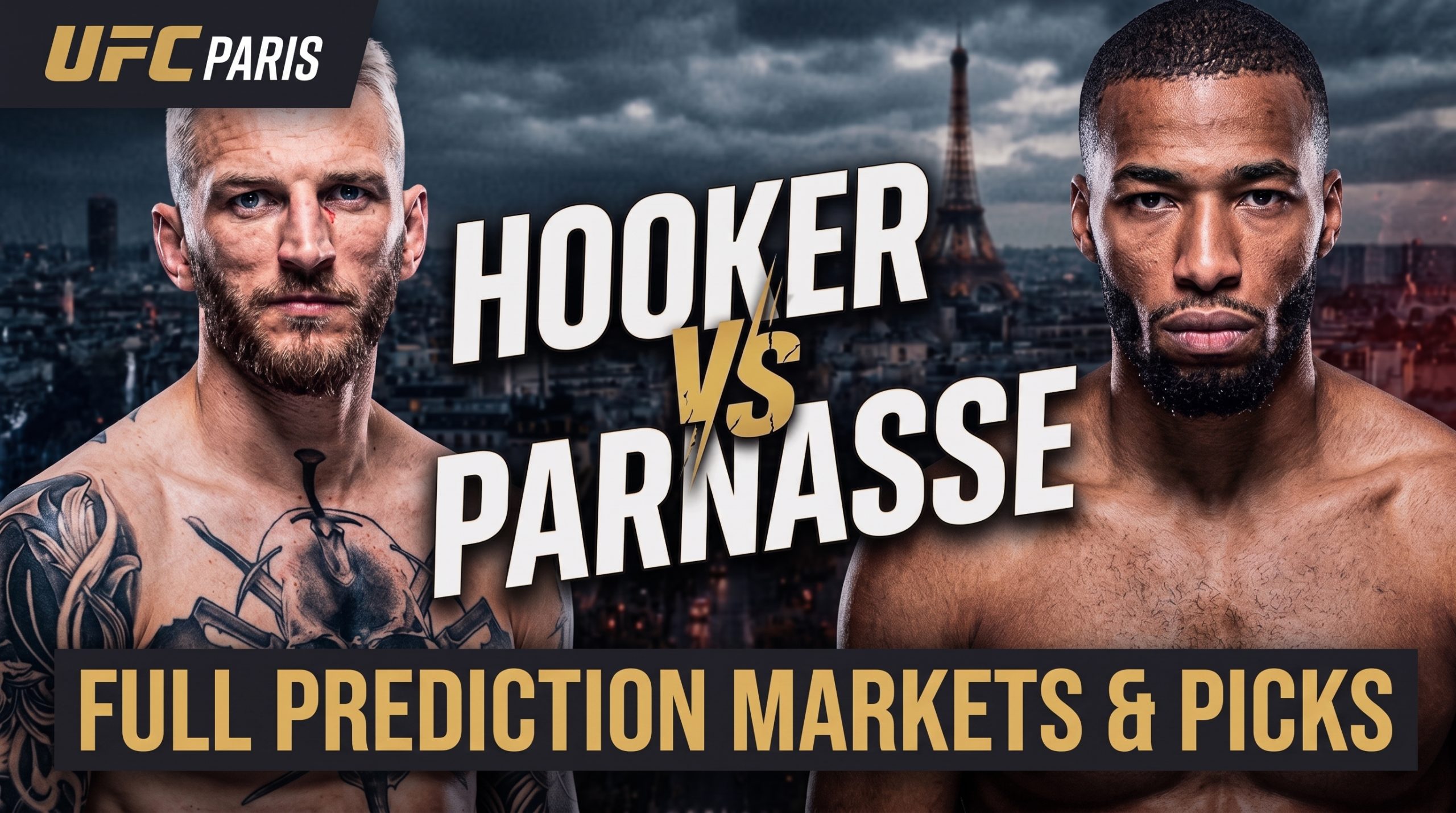 UFC Paris: Hooker vs. Parnasse Prediction Markets, Picks & Predictions