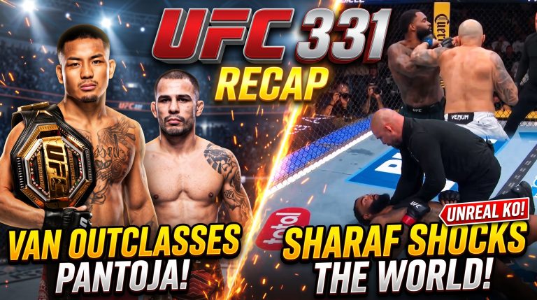 UFC 331 Recap: Joshua Van Outclasses Pantoja as Sean Sharaf Shocks the World