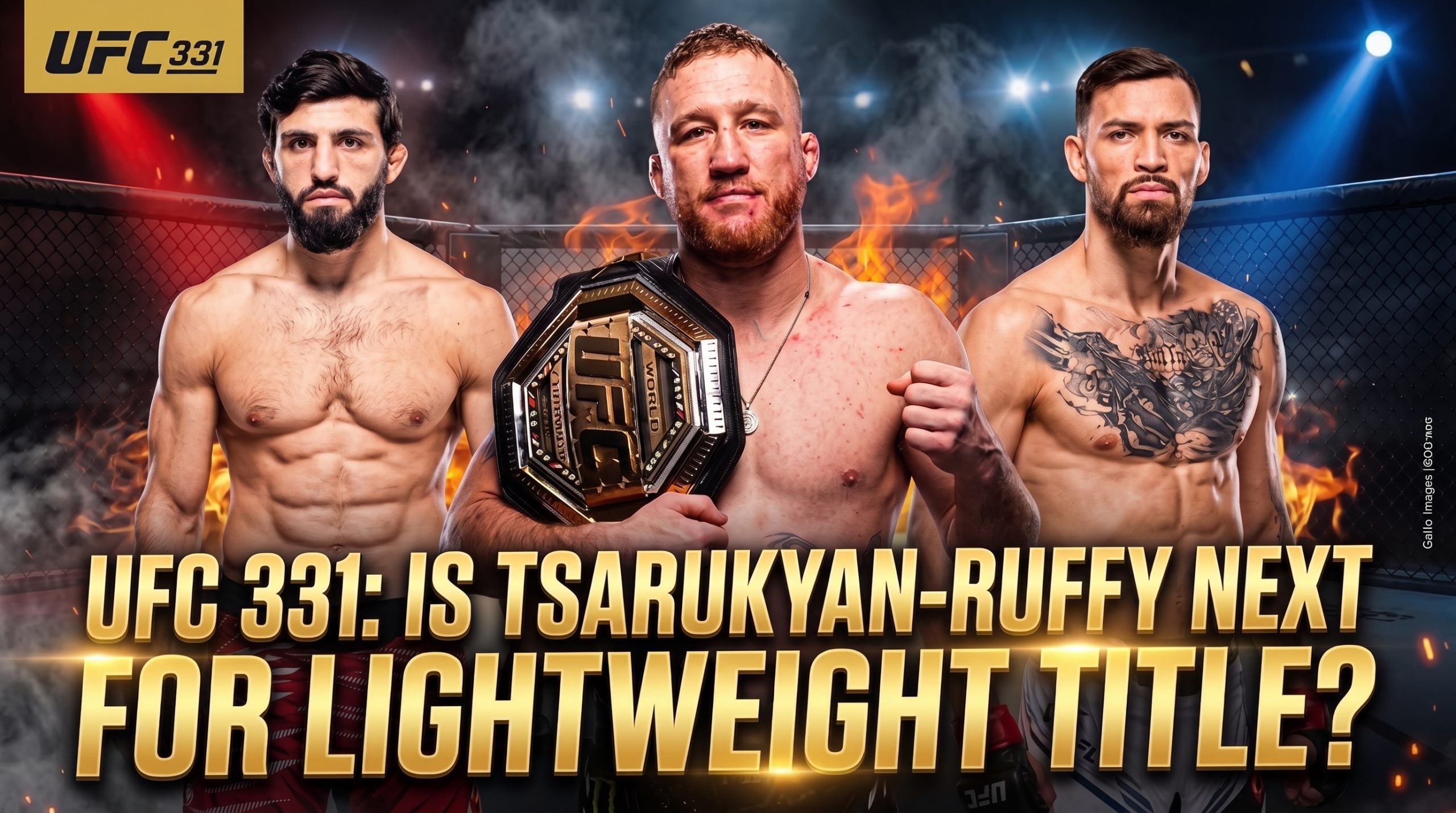 UFC 331: Is Tsarukyan-Ruffy Next for Lightweight Title?