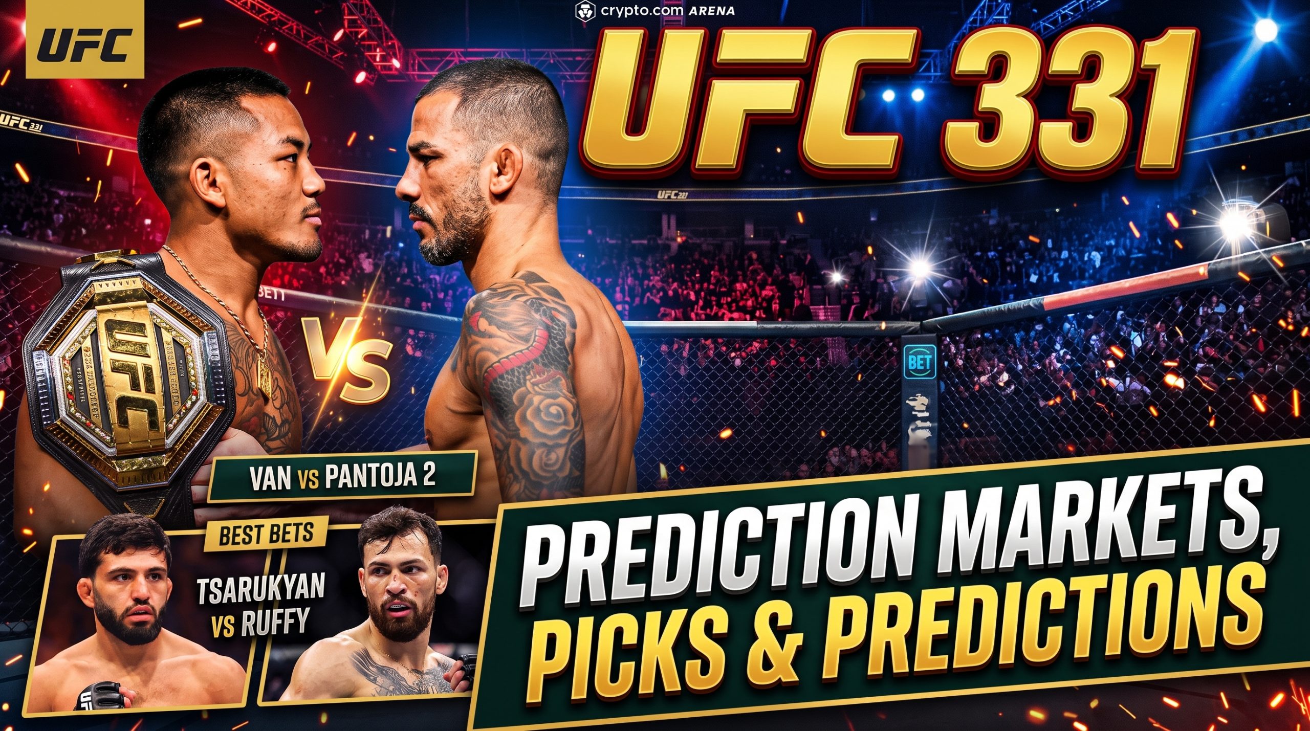 UFC 331: Prediction Markets, Picks & Predictions
